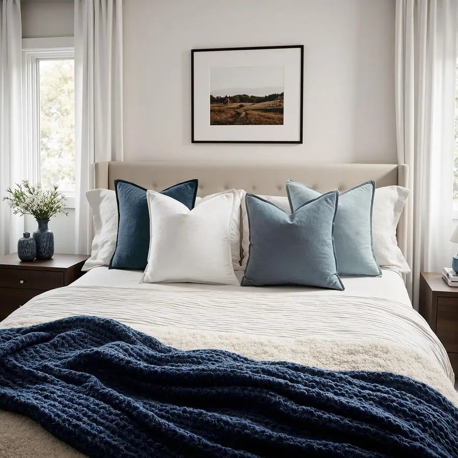 Natural Solid Pillow Covers Set for Boho Farmhouse Decor