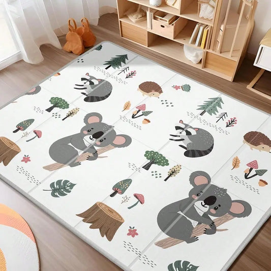 Reversible Foldable Foam Play Mat For Kids And Toddlers With Anti Slip