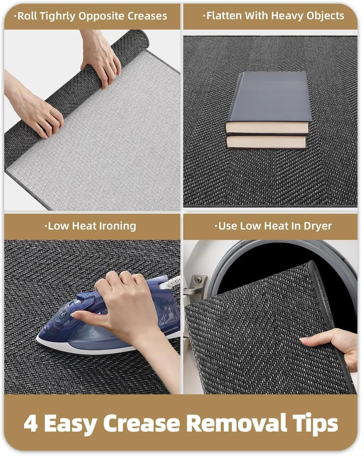 Ultra Thin Indoor Door Mat Non Slip Absorbent Entryway Mat