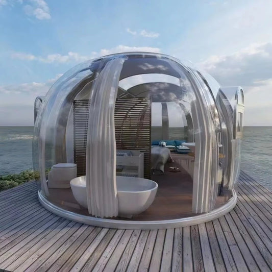 Luxury Prefab Dome House With Kitchen And Bathroom For Hotels