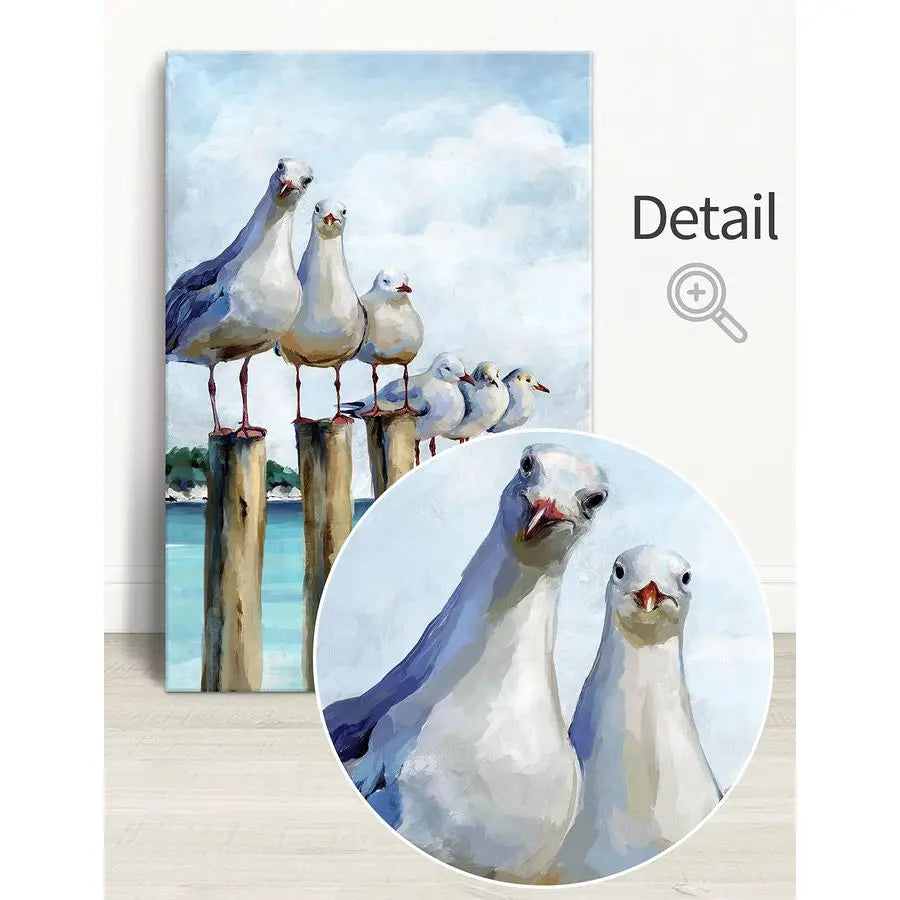 Ocean Wall Art Sea Bird Framed Prints For Living Room