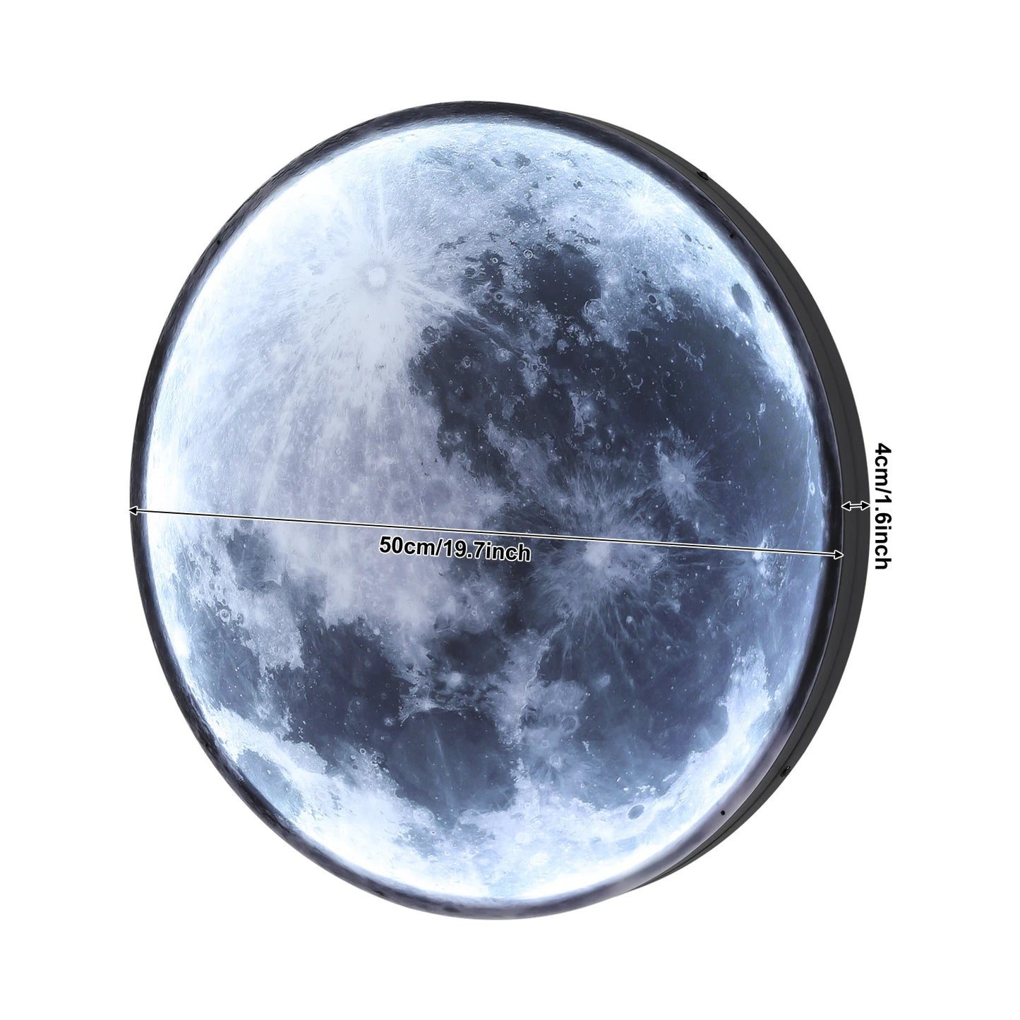 LED Moon Dimmable Wall Lamp Ambient Lighting Living Room Stairway