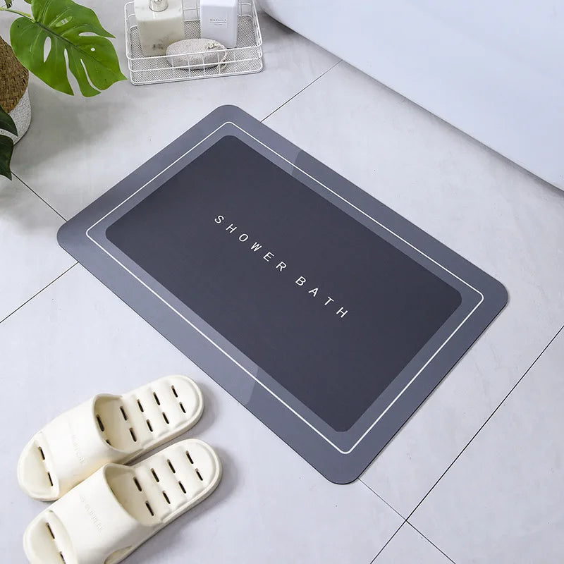 Absorbent Anti Slip Bathroom Mat For Shower And Bathtub Floors