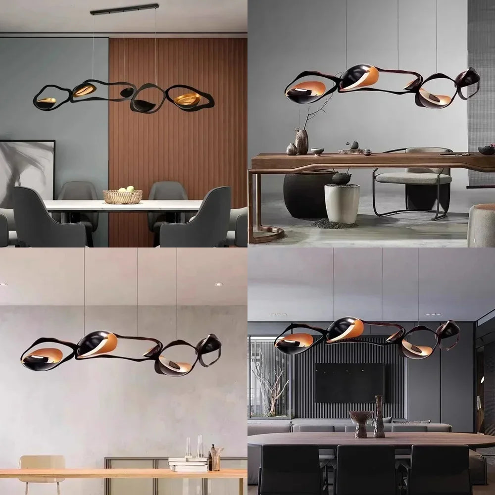 2025Nordic Minimalist LED Pendant Lights for Living Dining Room Kitchen Food Tables Designer Chandelier Home Decor Light Fixture