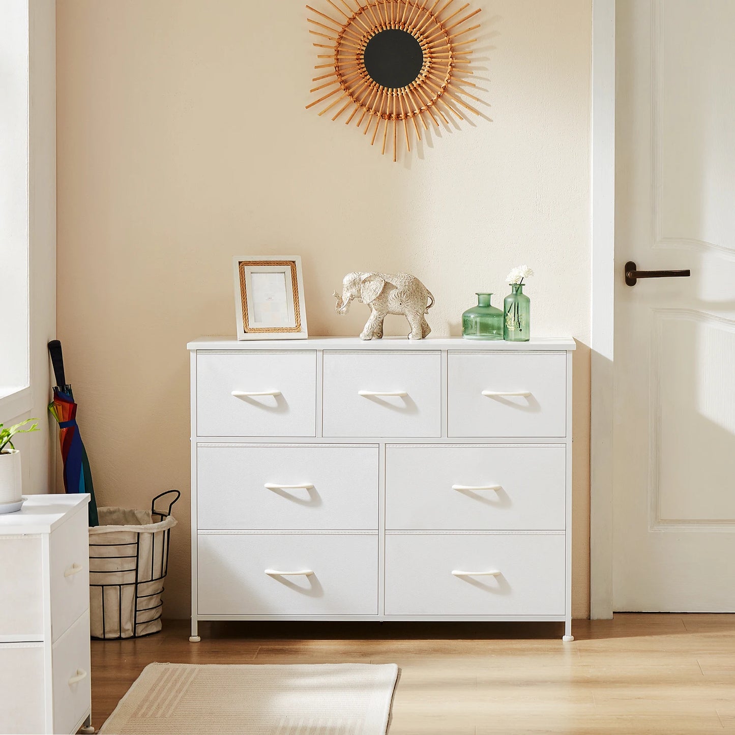 JHK Bedroom Wardrobe Cabinet With Drawers For Storage