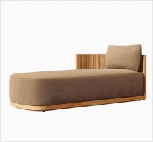 All Weather Premium Wooden Teak Sofa Set Clean Style Durable Outdoor Furniture Villa Private Garden Hotel Courtyard Patio Lounge
