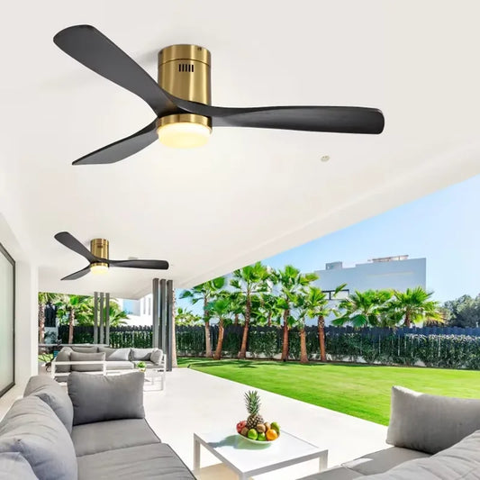 Sofucor LED DC Ceiling Fan With Remote Control 6-Speed Modern