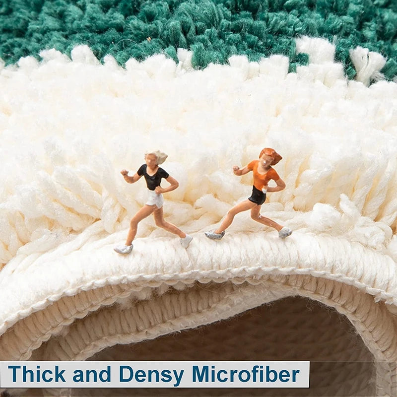 Soft Microfiber Bathroom Bath Mat Anti Slip Water Absorbent Rug