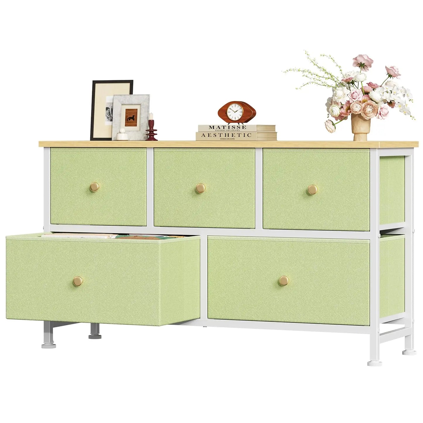 Frame 5 Drawer Dresser Bedroom Closet Organizer Furniture