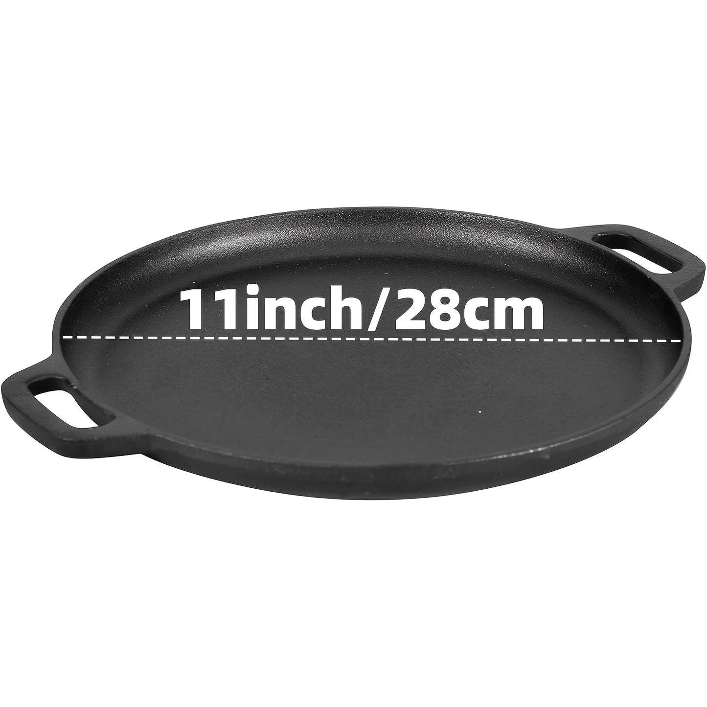 AEDG 3 Piece Cast Iron Skillet Set Nonstick Durable Pans