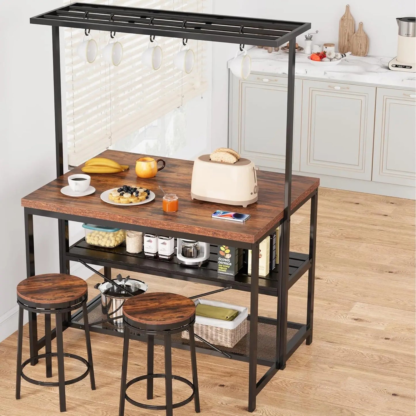 Studyset Kitchen Island With Storage And Seating For Dining