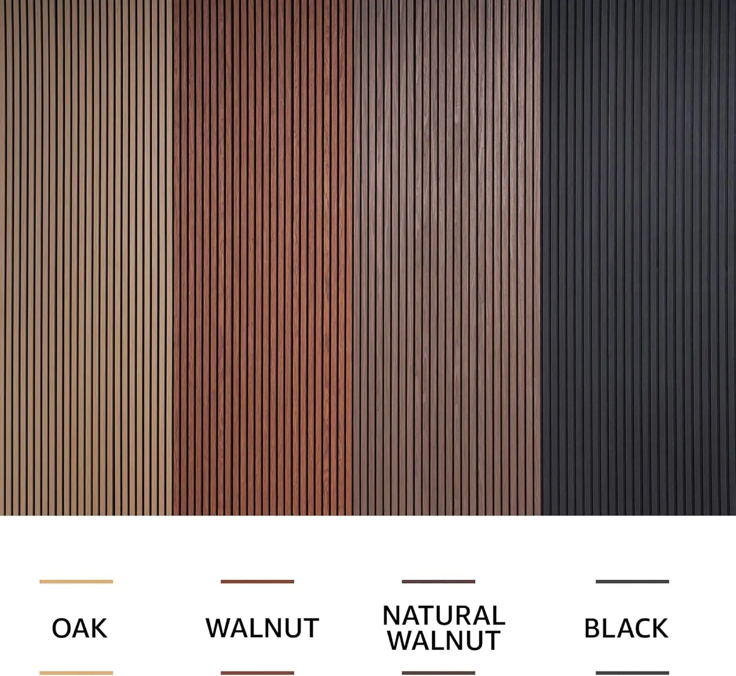 Oak Acoustic Wall Panels 4 Pack For Home Theaters Soundproof