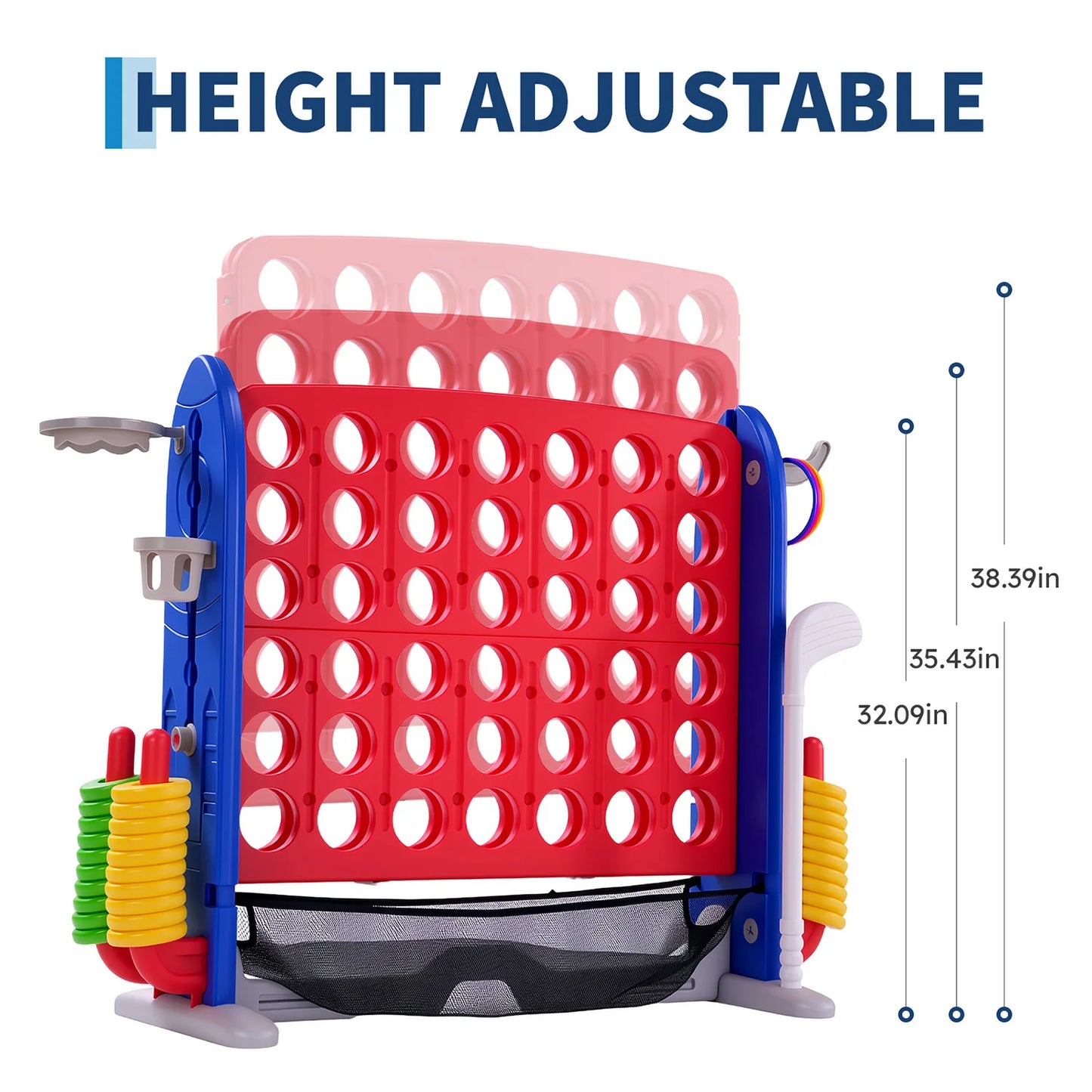 4-in-1 Giant Connect Game Set For Outdoor Family Fun