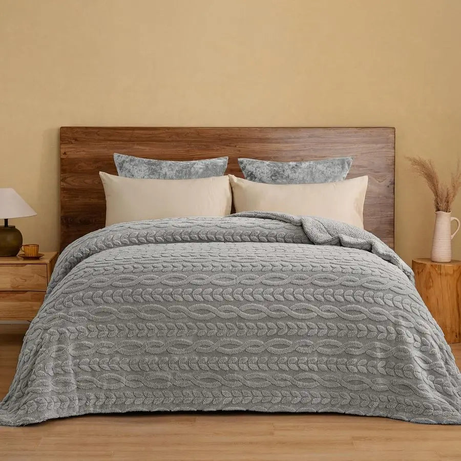 Ultra Soft Sherpa Fleece Blanket