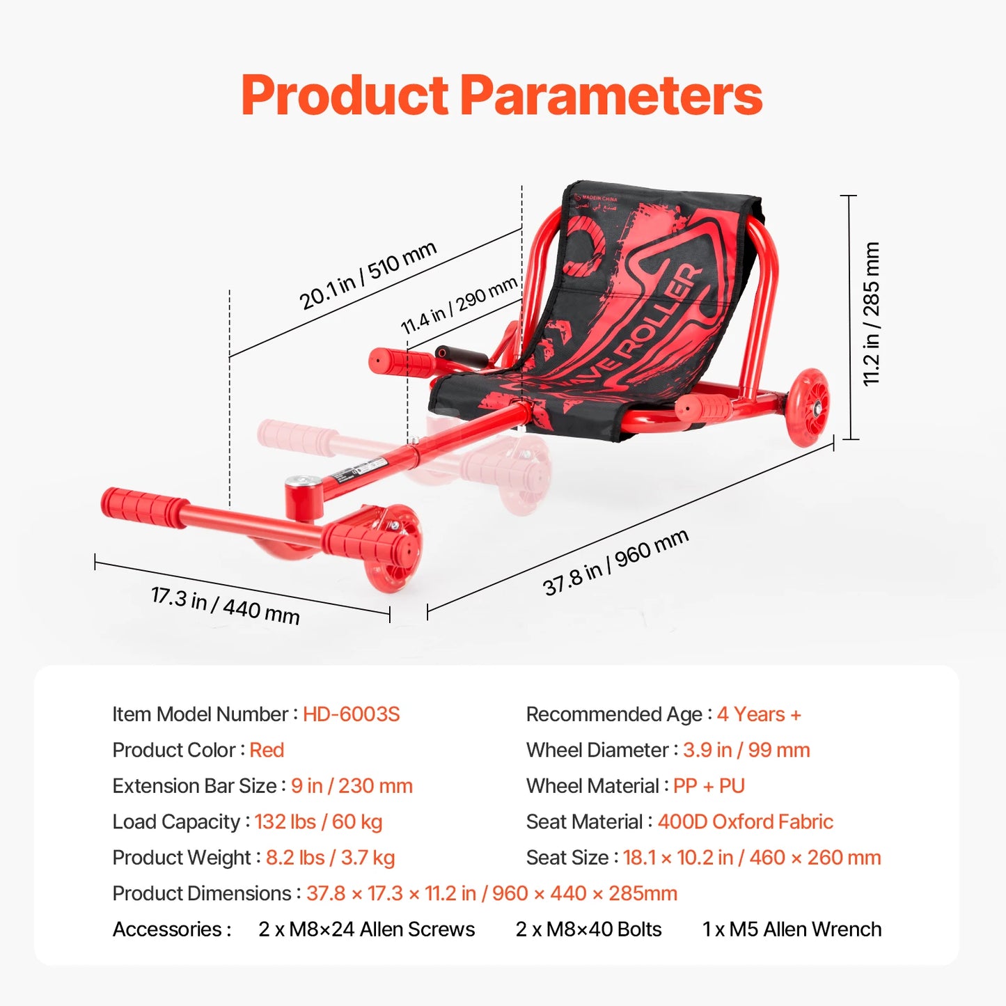 SucceBuy 132/198lbs Kids Ride on Scooter Swing Side-to-Side Powered by Zig-Zag Motion Drifting Outdoor Sport Toys for Child Gift