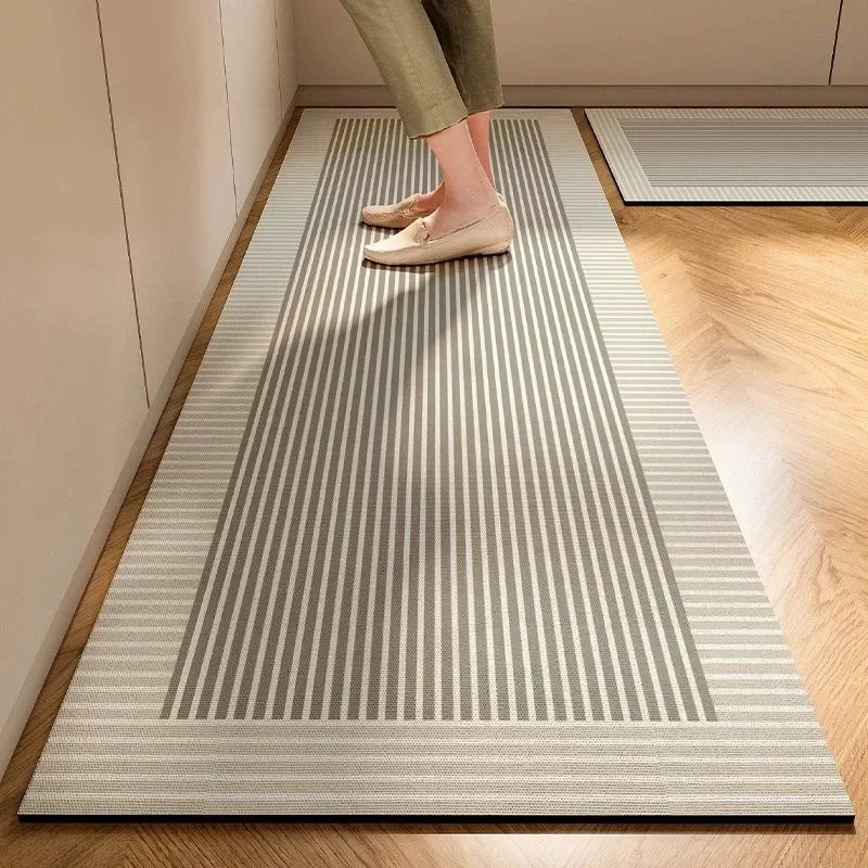 1/2PC Wabi-Sabi Kitchen Floor Mat Non-Slip And Oil Resistant Carpet Diatomaceous Mud Absorbent Foot Mat Home Decoration