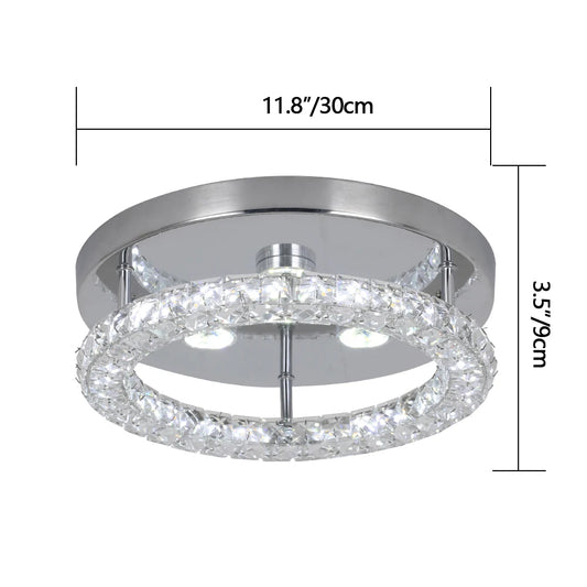 VETRULUS Crystal Chandelier Luxury Pendant Ceiling Lamp Led Light Living Room
