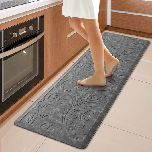 Cushioned Anti-Fatigue Kitchen Mat Waterproof Non-Slip