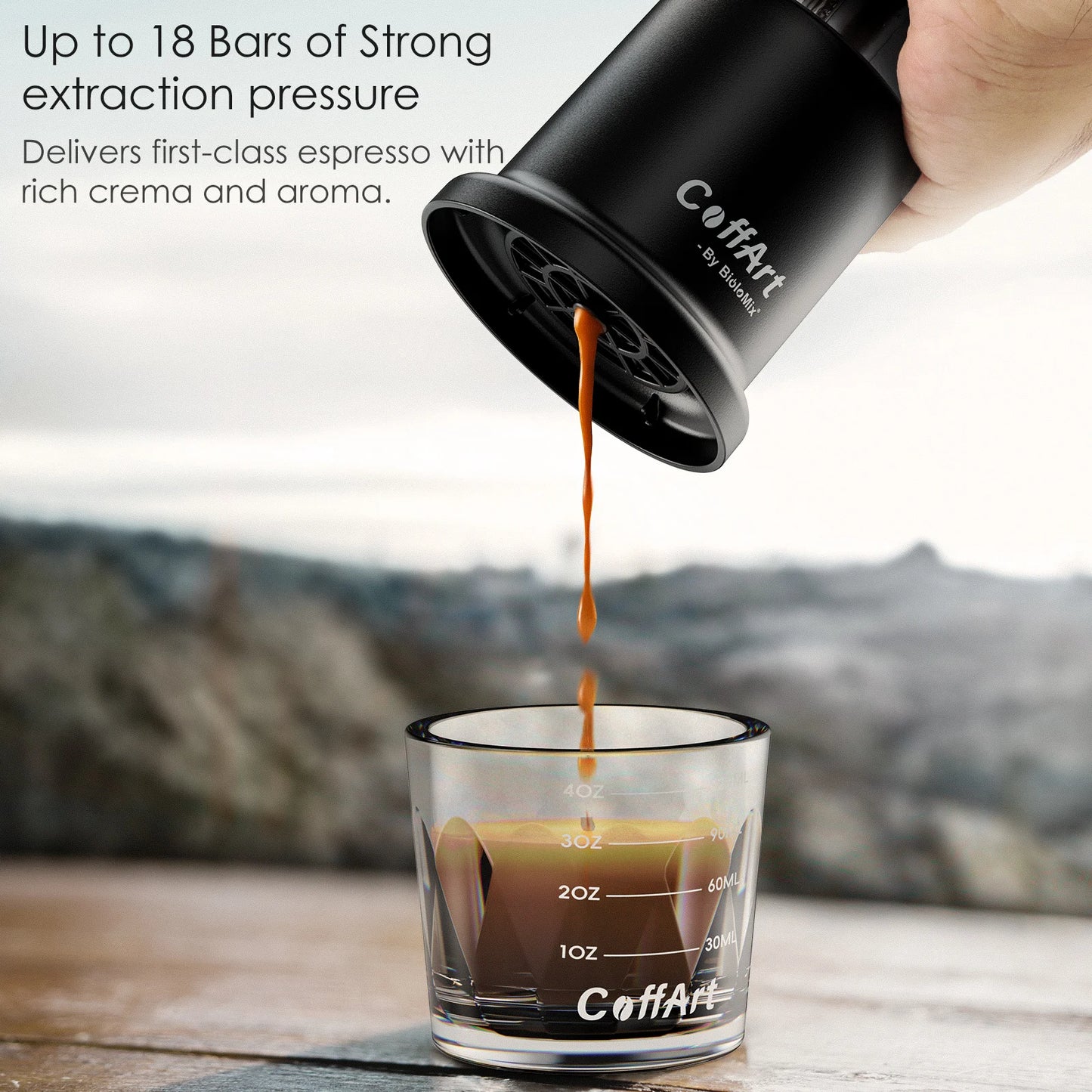 Biolomix 2 In 1 Manual Espresso Coffee Maker NS Capsules