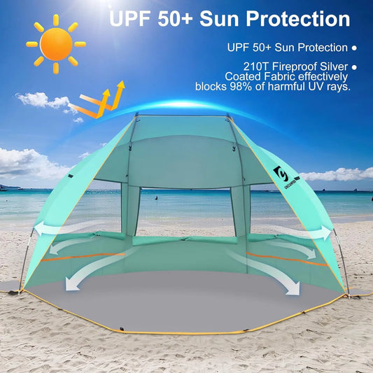 Unp Beach Tent 3 Person Shelter UPF 50 Plus Outdoors