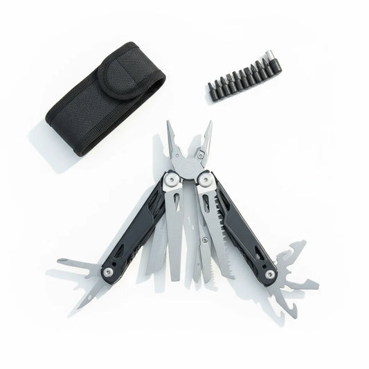 27-In-1 Multitool Pliers Stainless Steel Survival Tool Outdoor Use