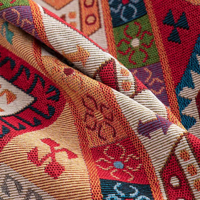 Premium Chenille Jacquard Fabric For Home Decor And Sewing Projects