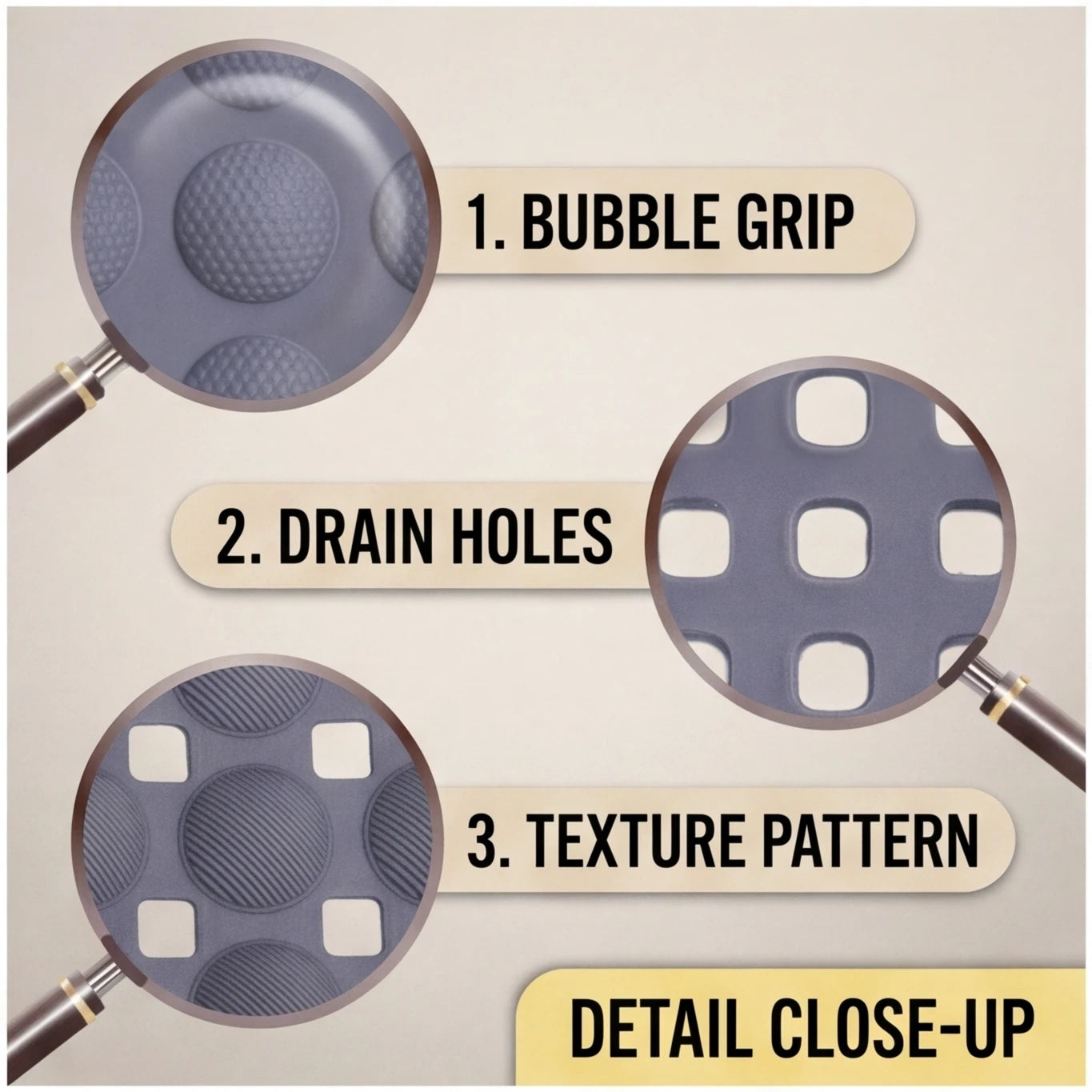 1-Pack 14in*27in Non-Slip Shower Mat, Features a wavy pattern with silky-smooth texture for a comfortable, non-irritating touch,Bathtub Mat with Drain Holes & Suction Cups, Foot Massage Shower Rug, Bathroom Essentials for Hom