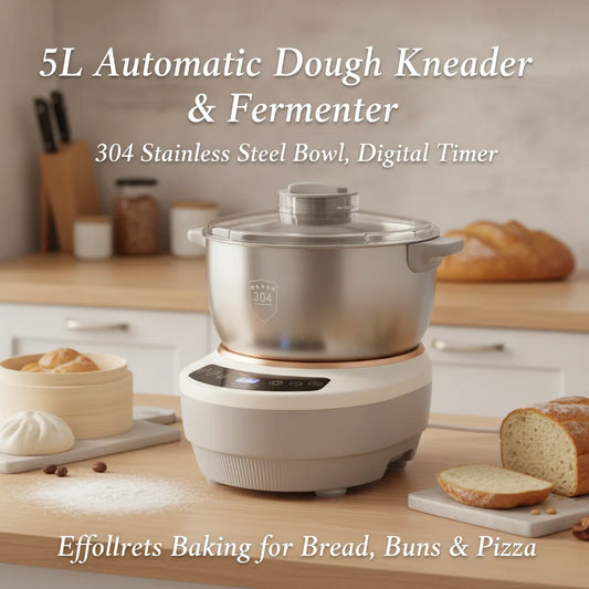 Electric Dough Maker With Ferment Function Stainless Steel 200W Mixer