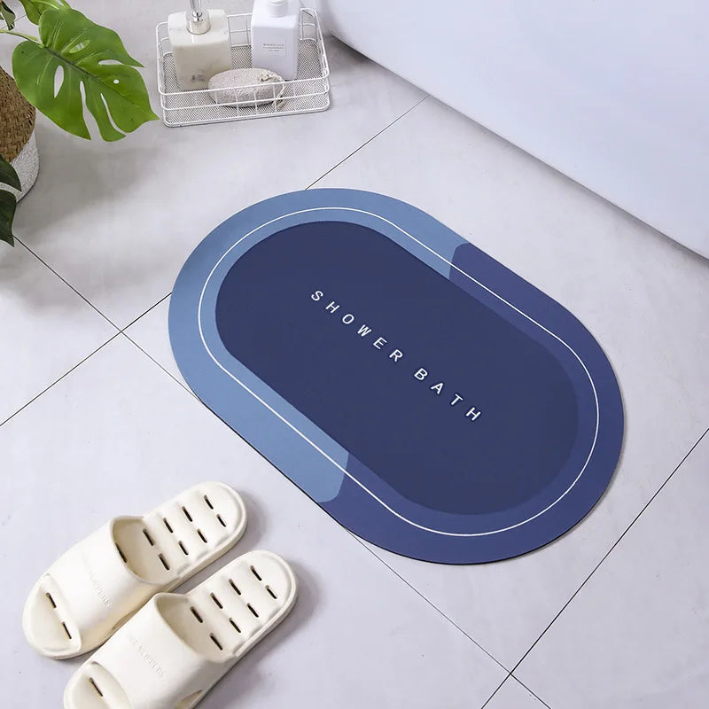 Absorbent Anti Slip Bathroom Mat For Shower And Bathtub Floors