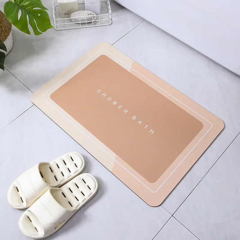 Absorbent Anti Slip Bathroom Mat For Shower And Bathtub Floors