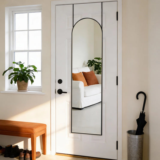 JHK Full Length Standing Wall Mirror Aluminum Frame Living Room