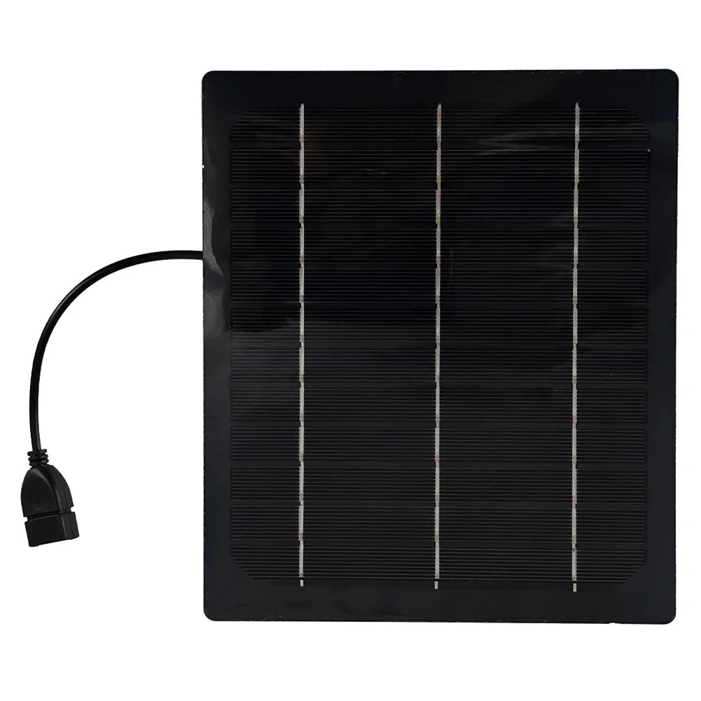 Solar Panel Fan Portable Solar Powered Camping Fan USB Charger
