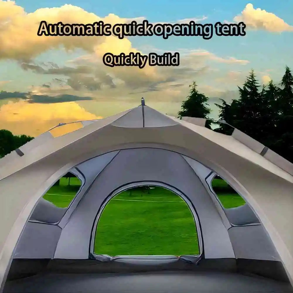 Pakicetus Quick Opening Outdoor Shelter Sunshade Camping Tent Waterproof