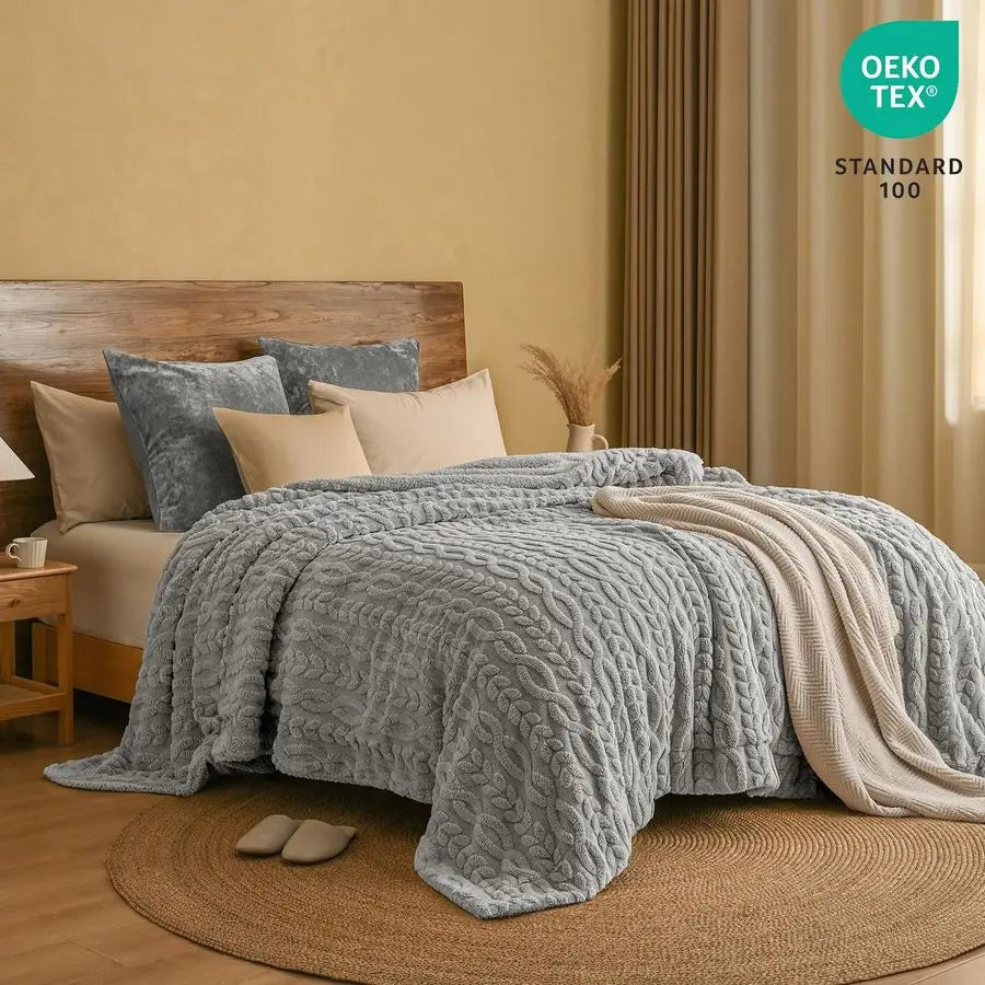 Ultra Soft Sherpa Fleece Blanket