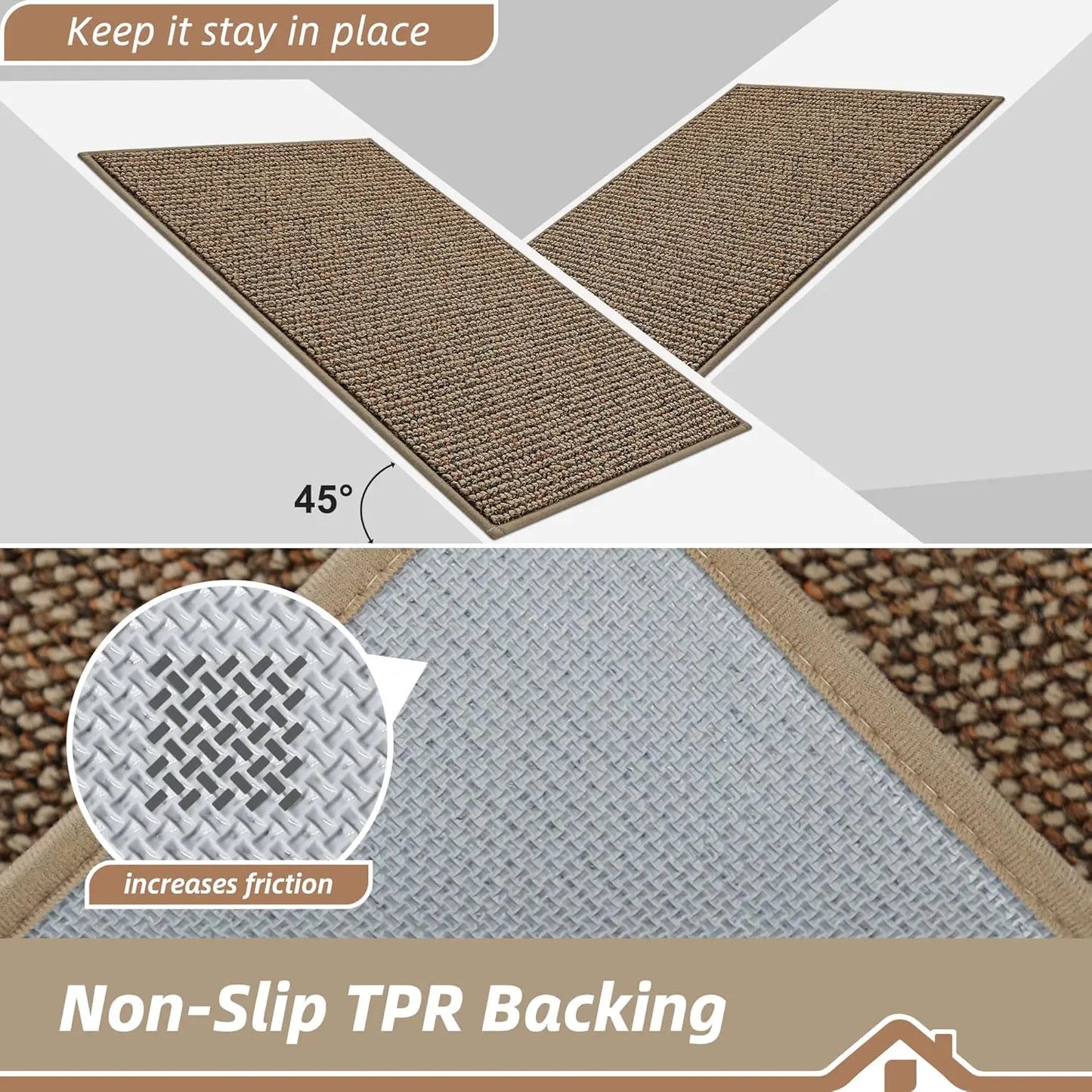 Dirt Trapper Door Mat Indoor Entrance Doormat Non Slip Washable