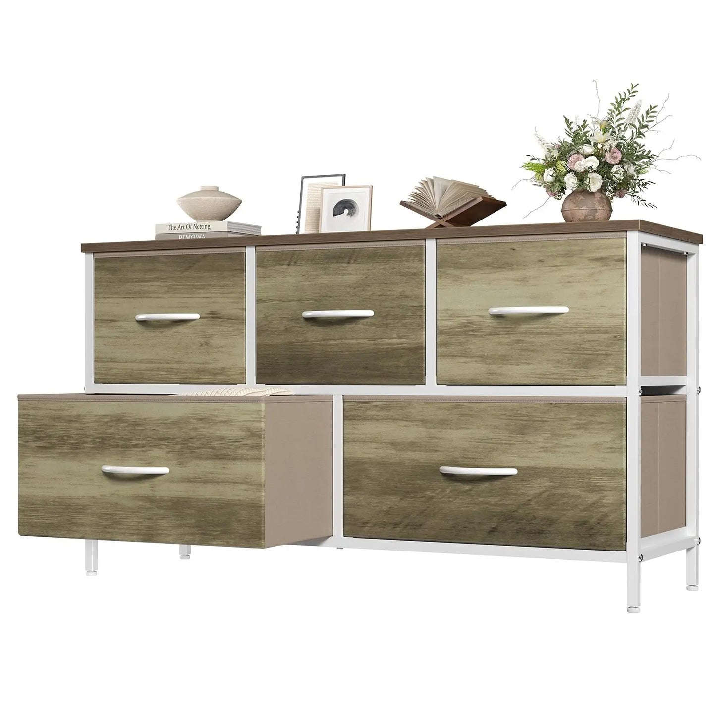 Frame 5 Drawer Dresser Bedroom Closet Organizer Furniture