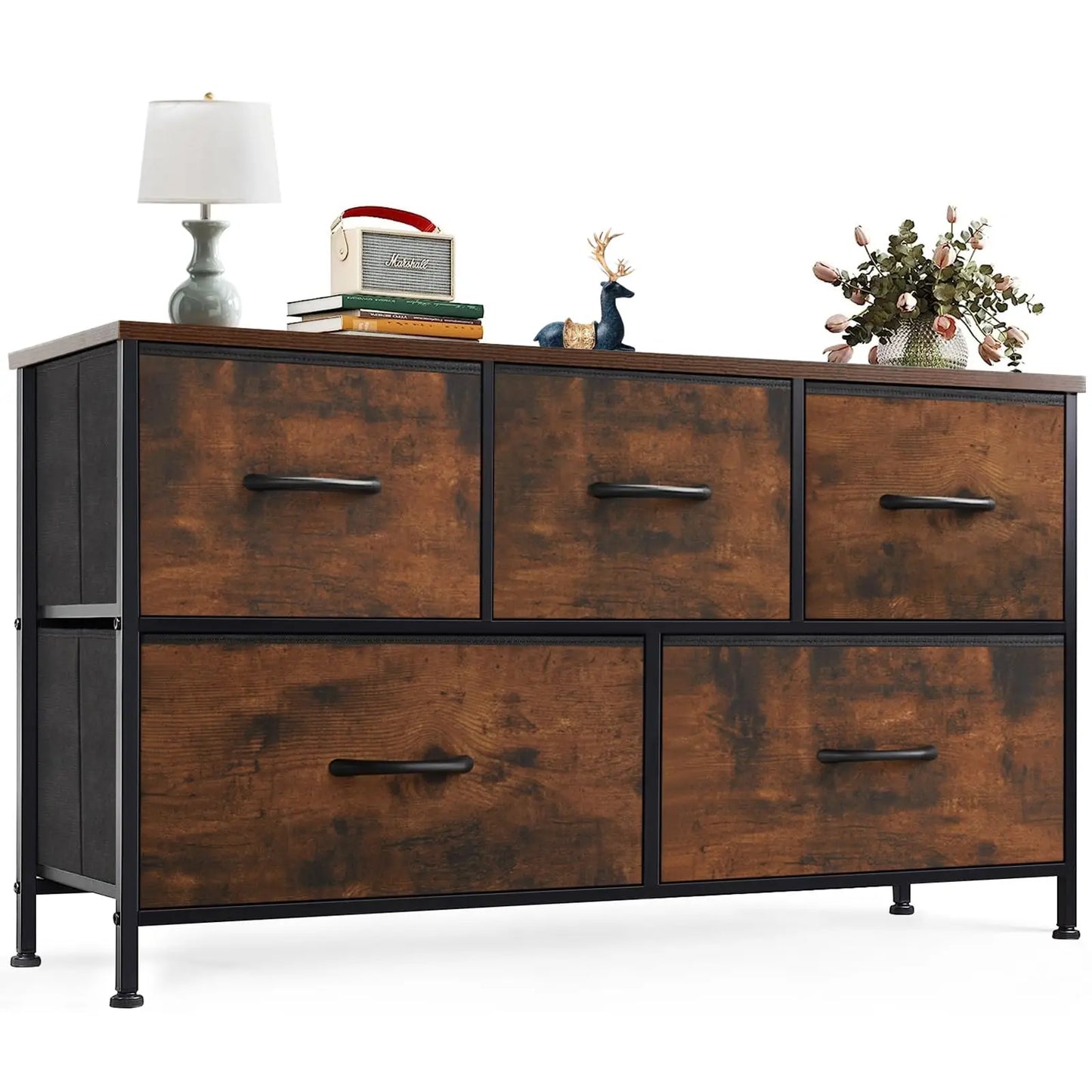 Frame 5 Drawer Dresser Bedroom Closet Organizer Furniture
