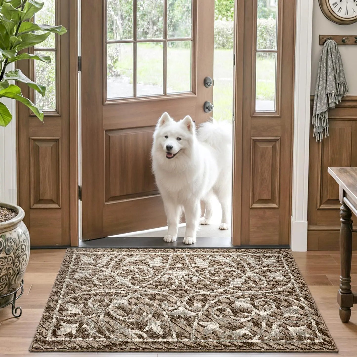 Durable Front Door Mat Non Slip Washable Entryway Doormat