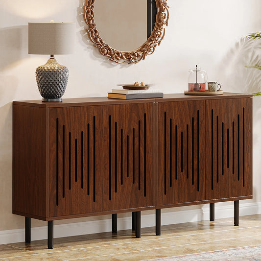 Tribesigns Vintage Storage Cabinet Farmhouse Buffet