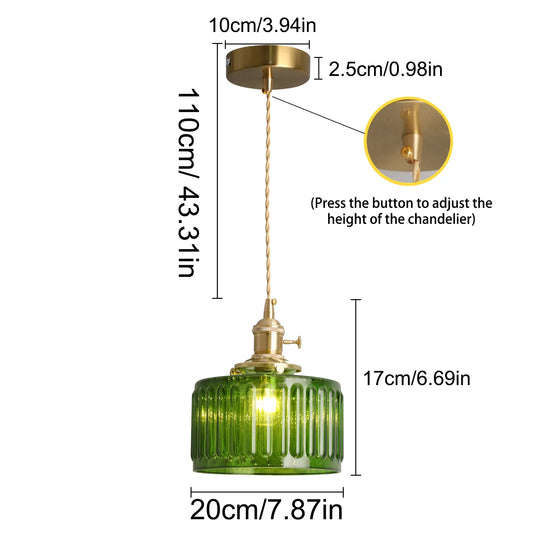 VETRULUS Led Crystal Pendant Light Modern Dining Chandelier