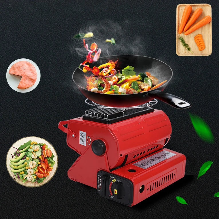 Camping Emergency Butane Heater With Double Heat Source For Survival