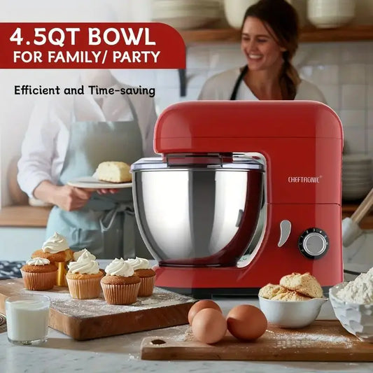 Cheftronic Electric Tilt Head Stand Mixer With Bowls