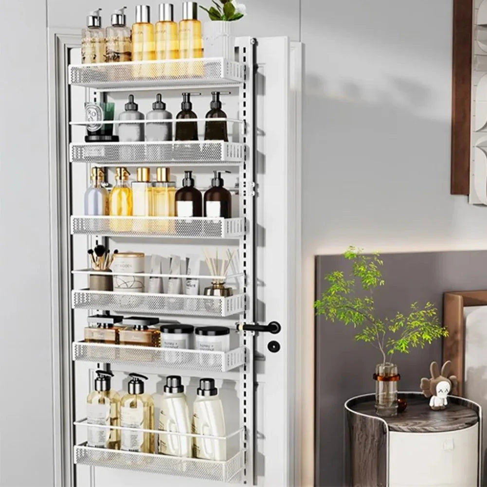 HiMISS Six-Tier Over The Door Pantry Organizer With Adjustable Baskets