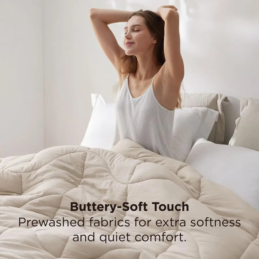 All Season UltraSoft Down Alternative Comforter With Duvet Insert