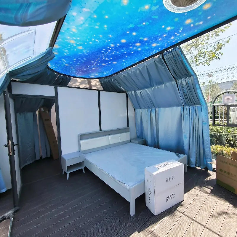 Luxury Prefab Dome House With Kitchen And Bathroom For Hotels