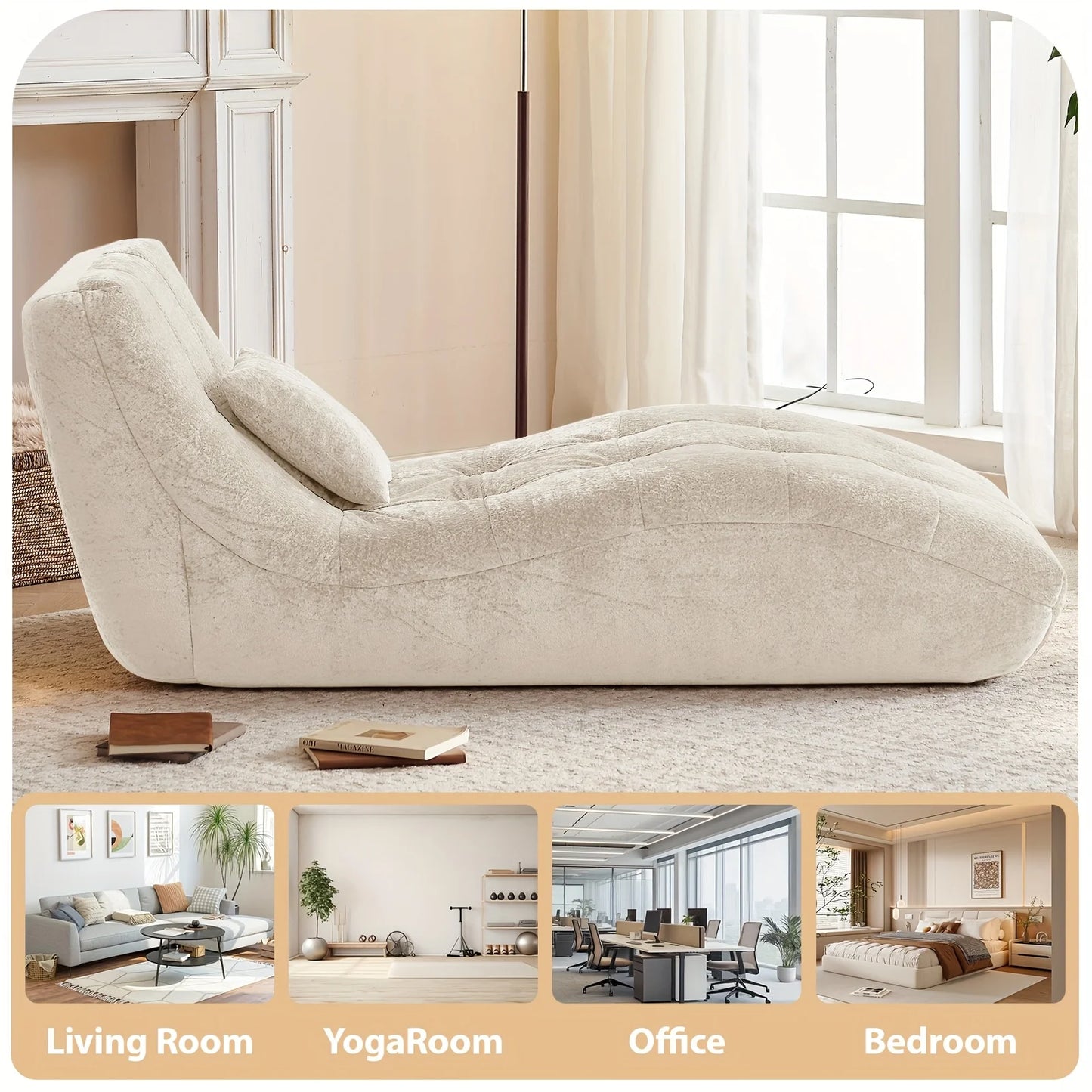 PIYRQ Single Sofa Seat Platform For Reading And Living Room