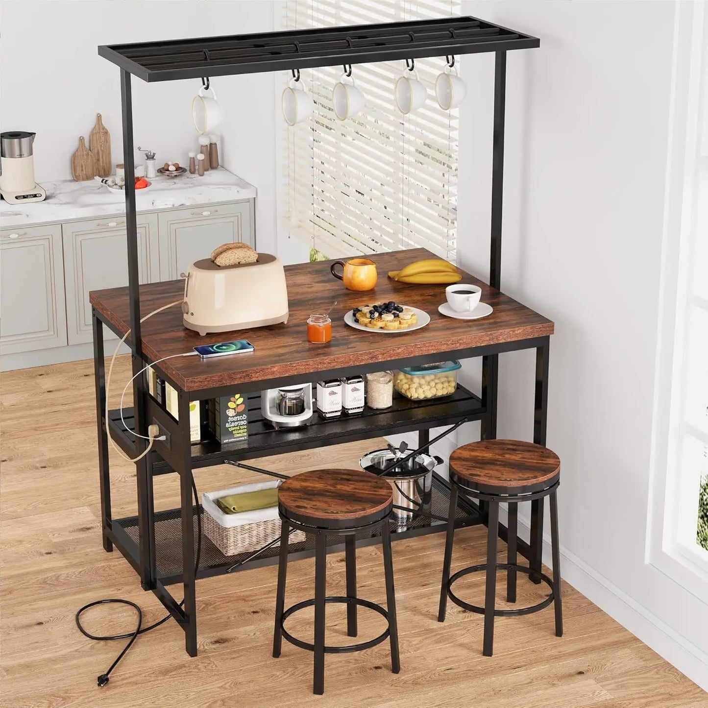 Studyset Kitchen Island With Storage And Seating For Dining