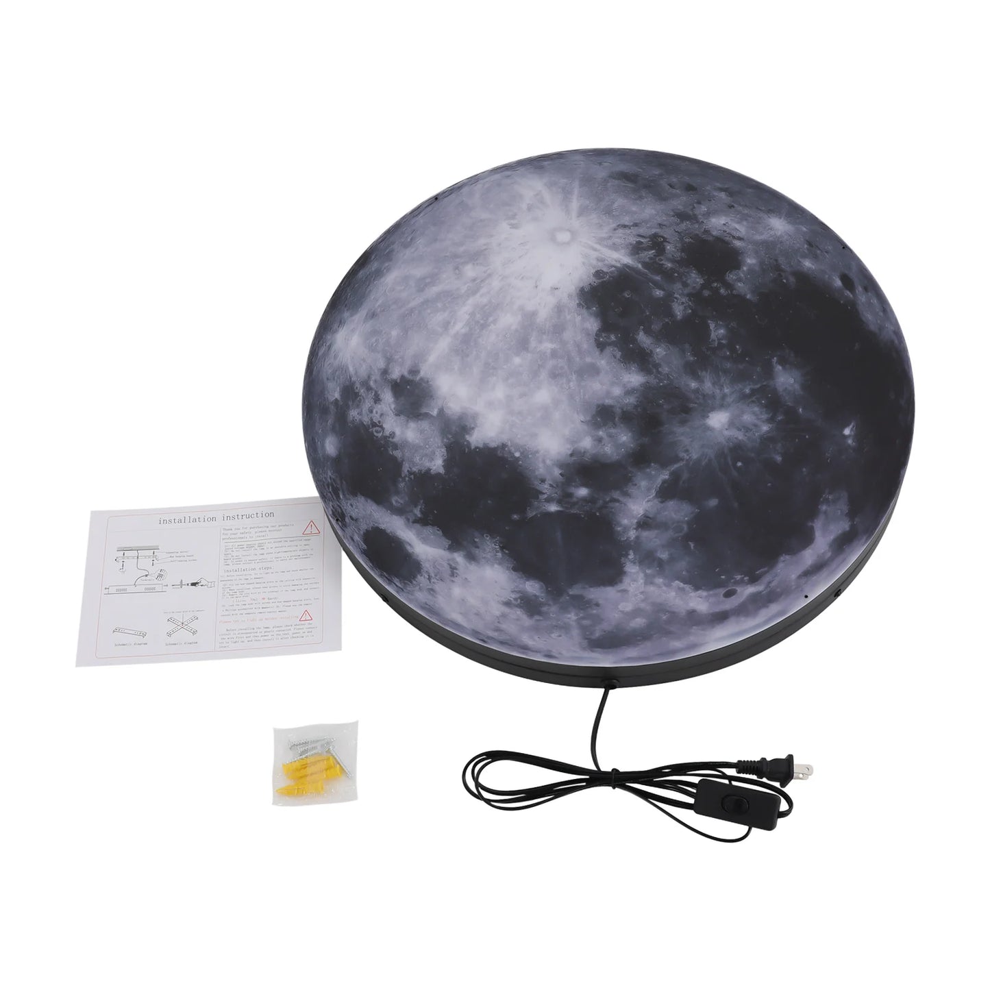 LED Moon Dimmable Wall Lamp Ambient Lighting Living Room Stairway