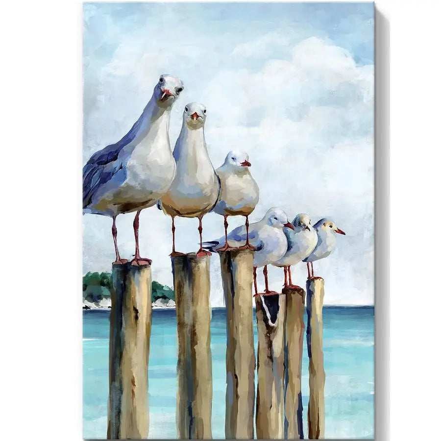 Ocean Wall Art Sea Bird Framed Prints For Living Room