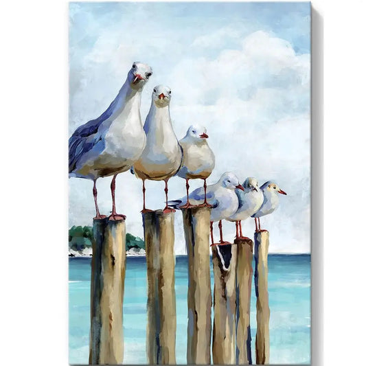 Ocean Wall Art Sea Bird Framed Prints For Living Room